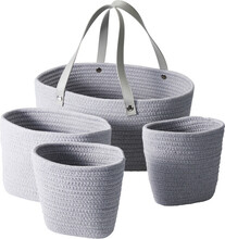 Korgset Grå 4-pack